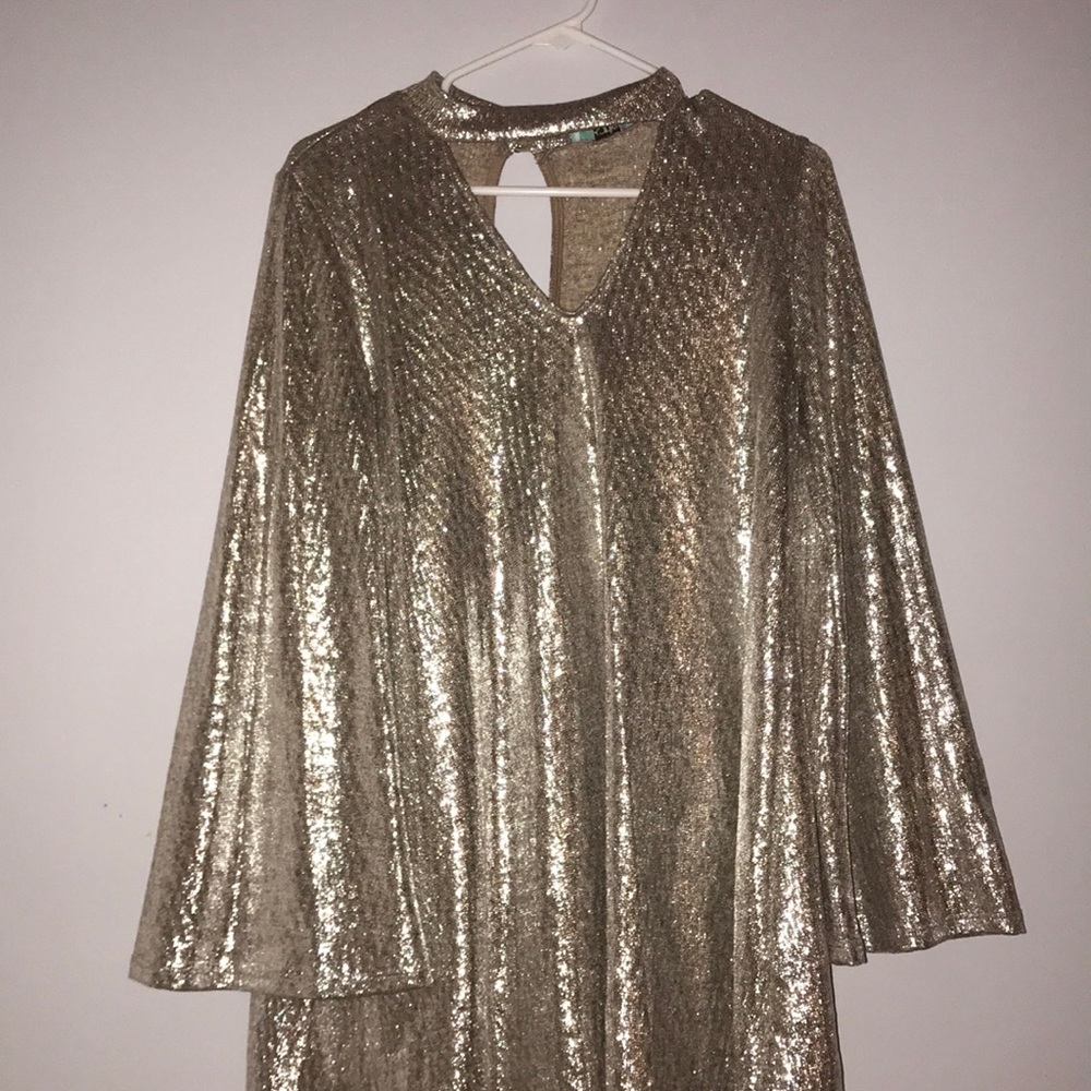 adorable shiny GOLD dress!!